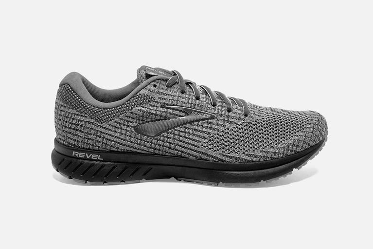 Brooks REVEL 3 Road Running Shoes Mens Outlet - Grey (YAN367402)